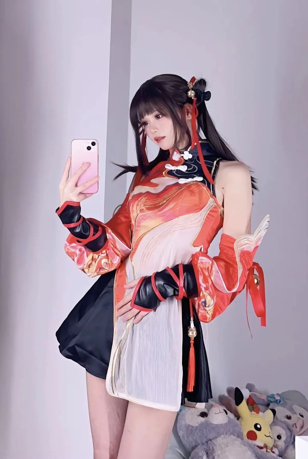 “后来我不再奢求幸福只希望你我平安”#沈妙#朱雀星衣#永劫无间穿搭#永劫暖暖#平安#千机喵
