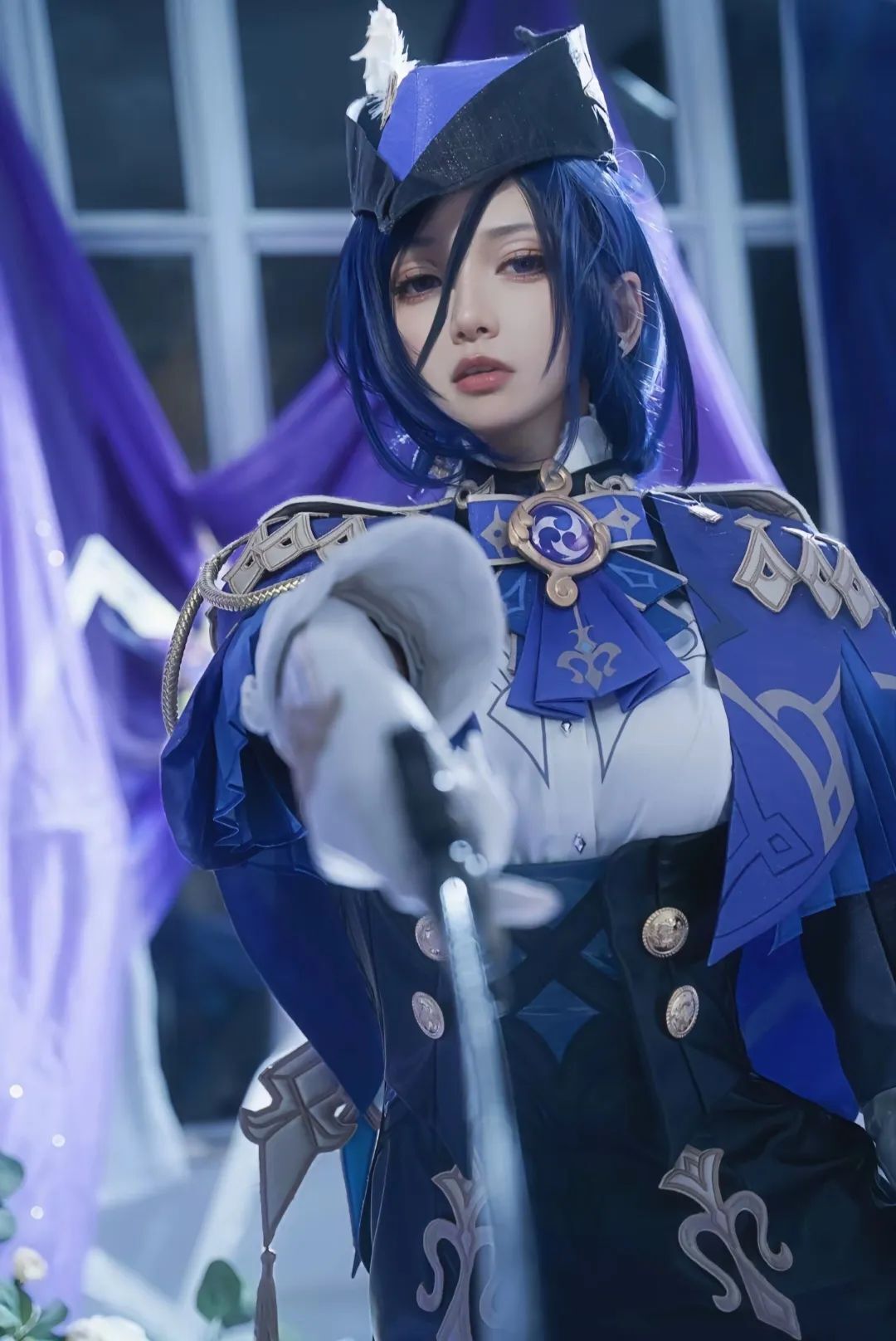 “往后我的剑将随行与你，你的命运亦将与我共存”#克罗琳德#cos#原神#原神枫丹#御姐#异世界之旅