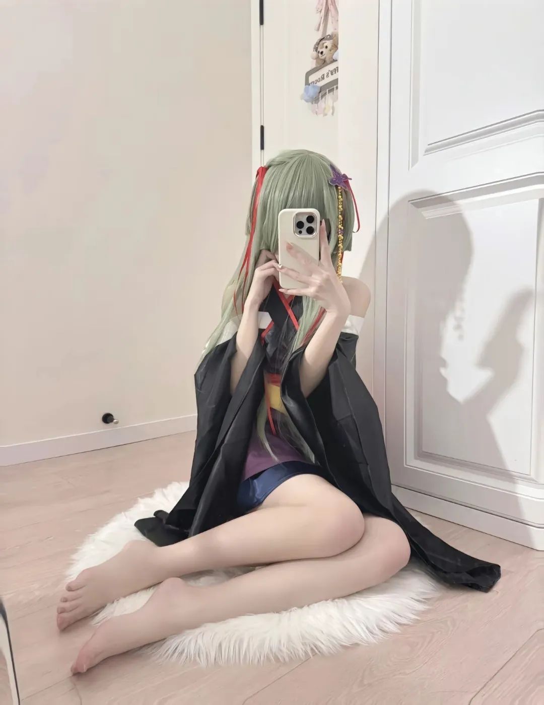 “愿你不用再独与明月为伴，因为总是有人会幸福着你的幸福”#galgame#千恋万花#幼刀丛雨#cos#甜妹