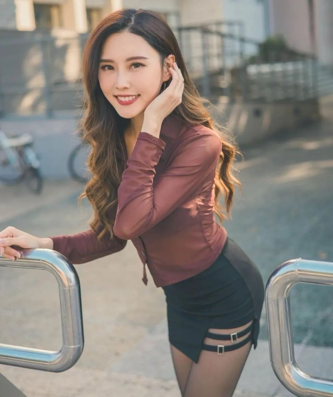 台湾绝美辣妈!黑丝,全都是黑丝!