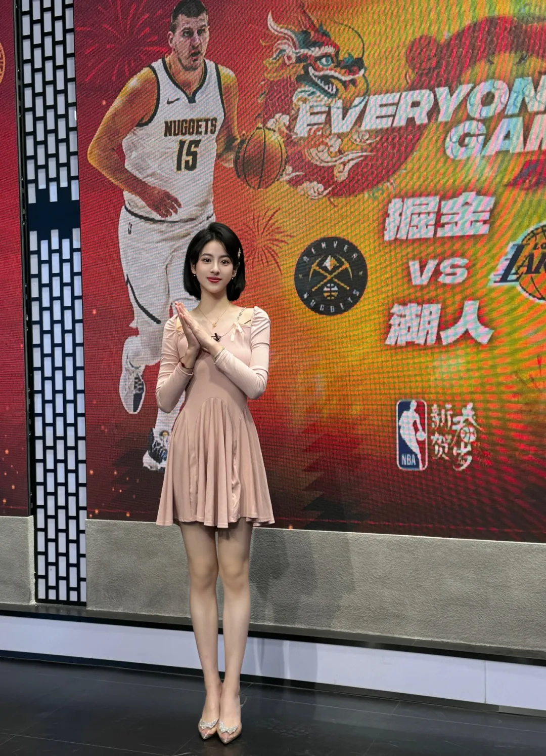 NBA最美女主播！原广东华侨中学校花，这颜值，简直绝了！