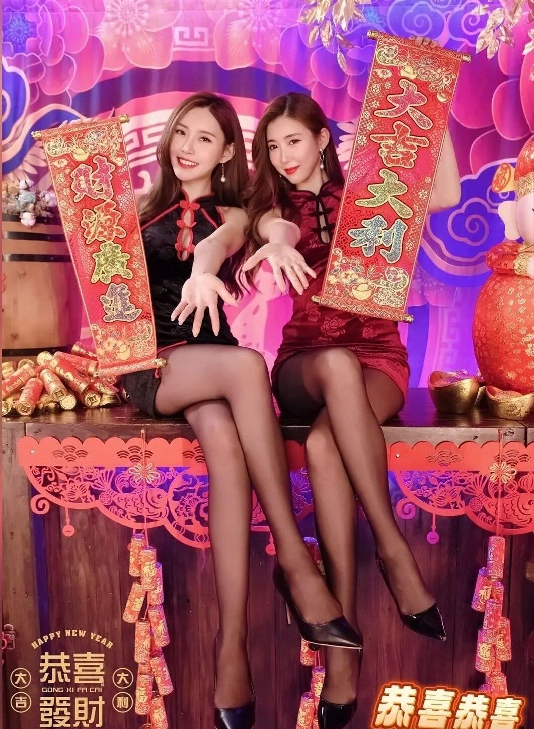 台湾绝美辣妈!黑丝,全都是黑丝!