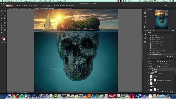 骷髅岛–PhotoshopCC教程