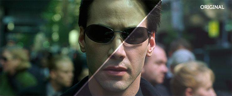 Color grading example The Matrix