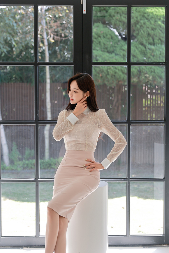 240324_RO更新(轻薄网纱水蜜奶甜淑女及膝裙)
