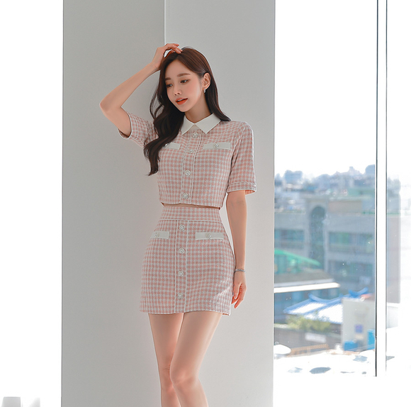 240225_RO更新(细腻格纹鸢红草莓花园小洋裙)