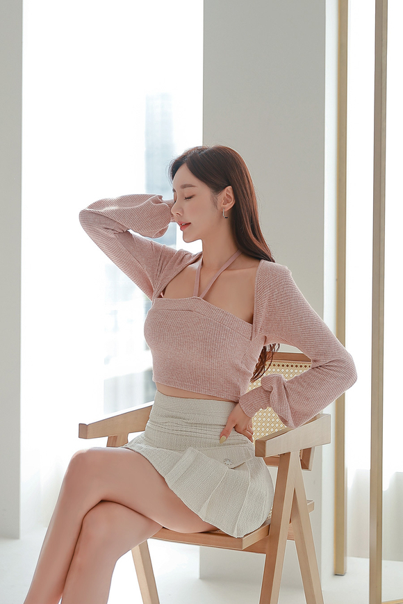 240414_RO更新(豆沙纯爱绚丽彩虹细针织摆裙)