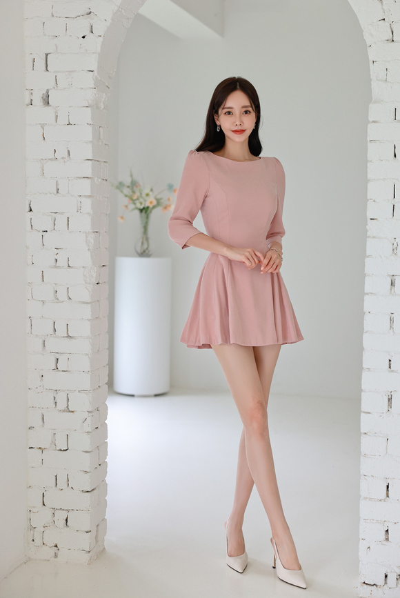 240122_RO更新(简约单色粉红情愫回忆连衣裙)