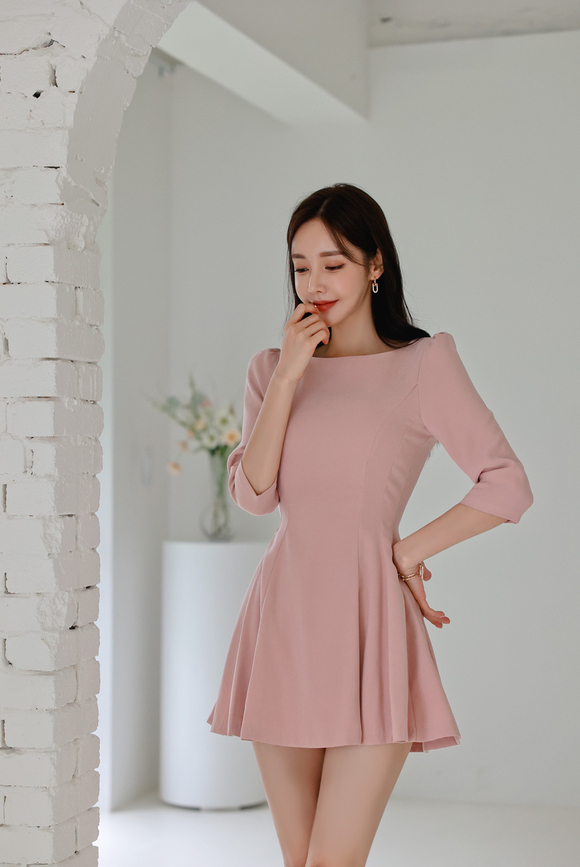 240122_RO更新(简约单色粉红情愫回忆连衣裙)